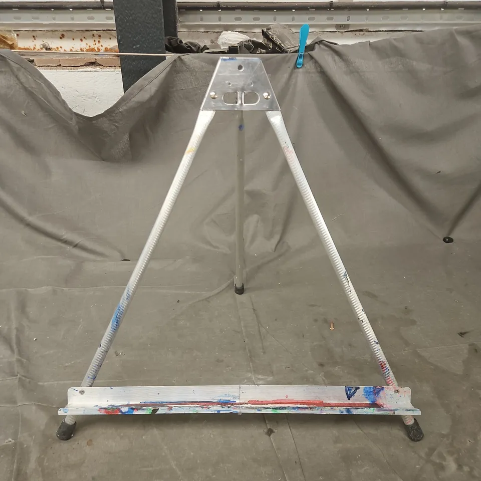 APPROX 10 ALUMINIUM A-FRAME ARTIST'S EASEL