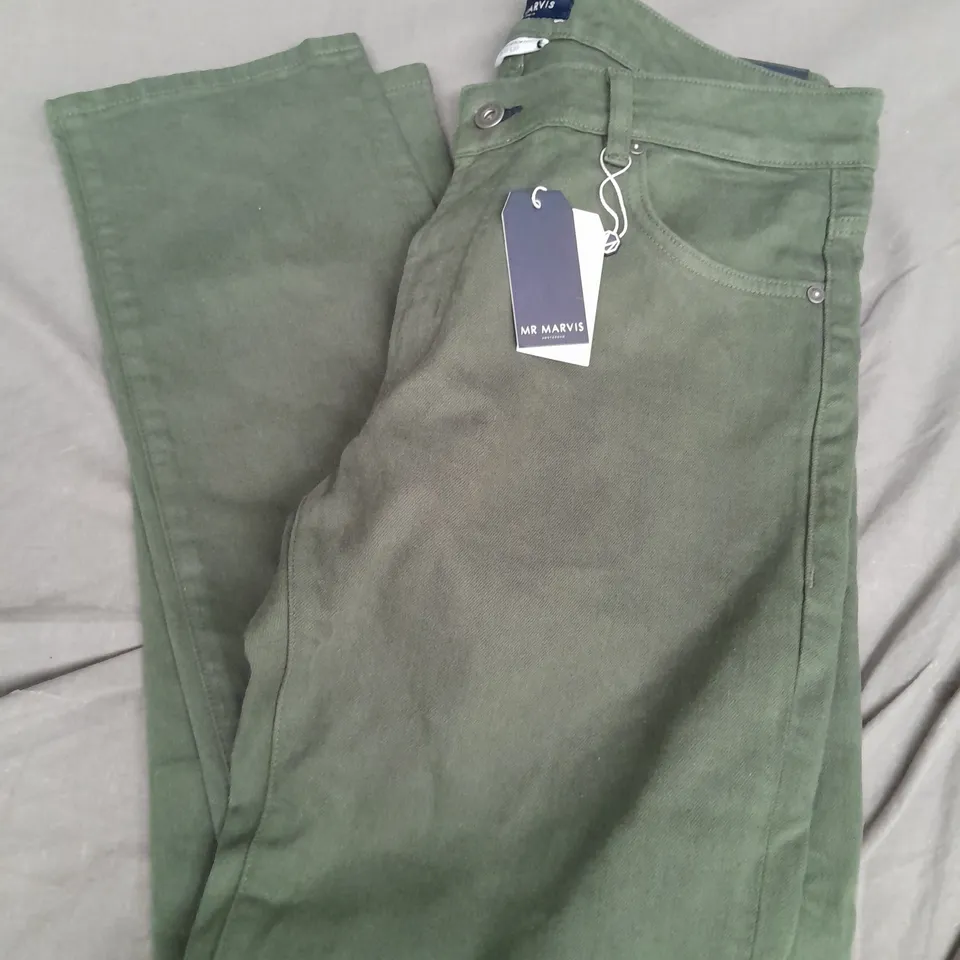 MR MARVIS THE FIVE POCKETS JEANS IN FAIRWAYS GREEN - W33 L30