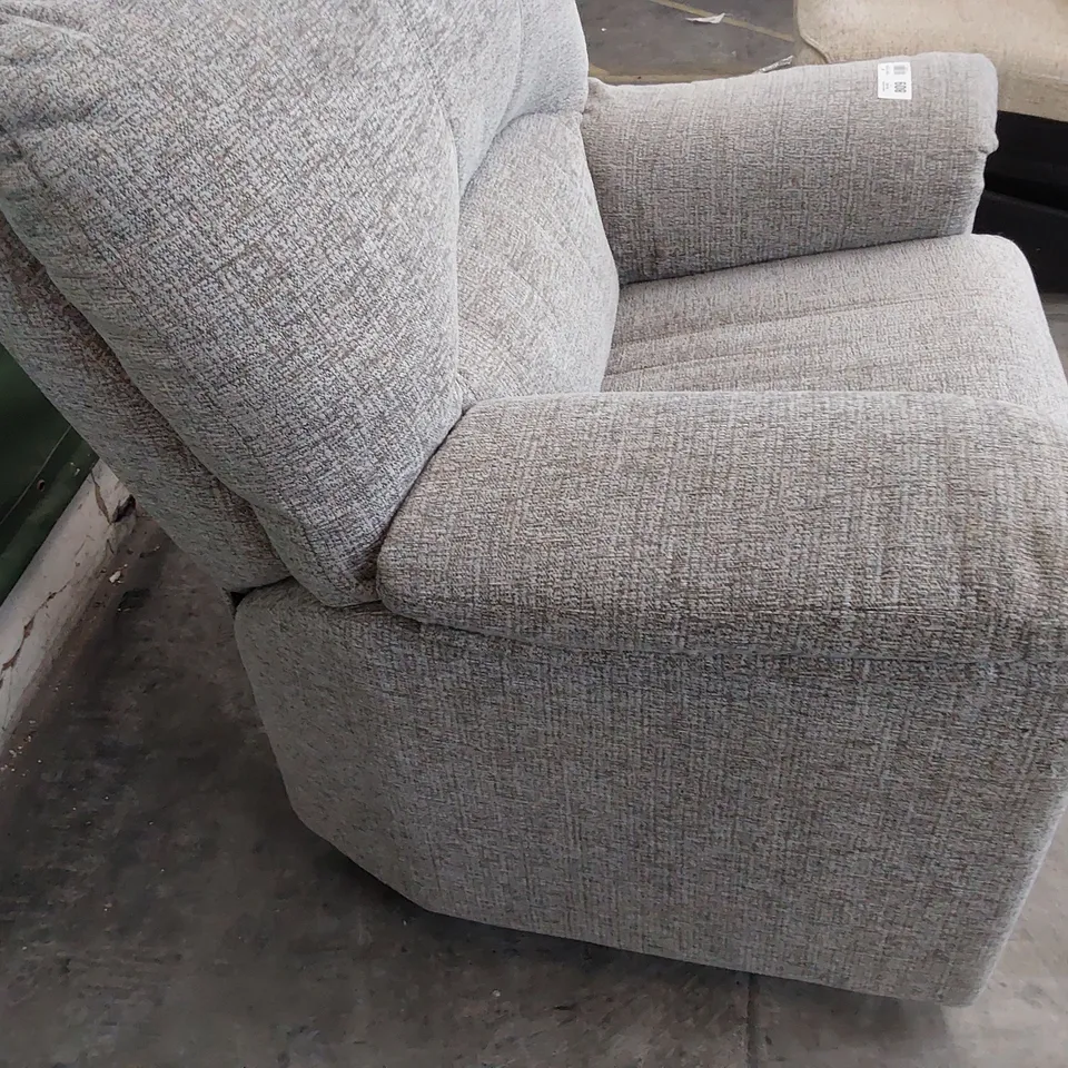 QUALITY BRITISH DESIGNER G PLAN CHLOE EASY CHAIR LOOM SMOKE FABRIC 