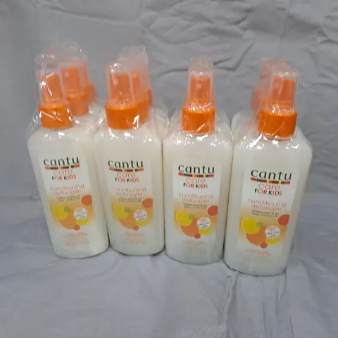 BOX OF APPROXIMATELY 12 SPRAY BOTTLES OF CANTU CARE FOR KIDS CONDITIONING DETANGLING SPRAY - 177ML PER BOTTLE