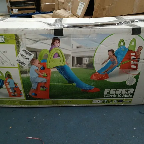 BOXED FEBER CLIMB & SLIDE - COLLECTION ONLY