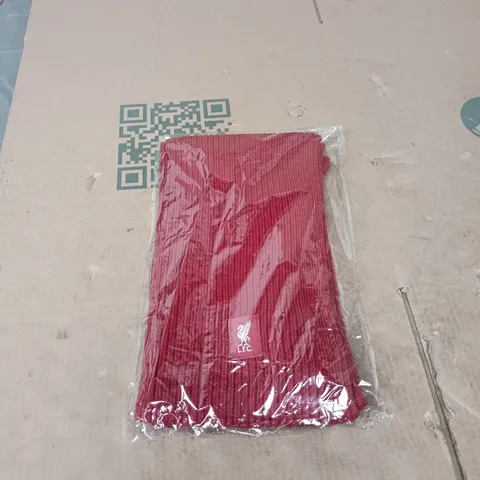 LIVERPOOL FC SCARF – RED KNIT WITH CREST