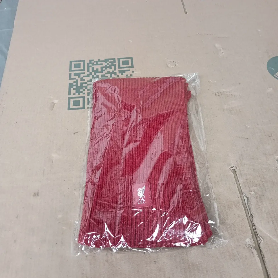 LIVERPOOL FC SCARF – RED KNIT WITH CREST