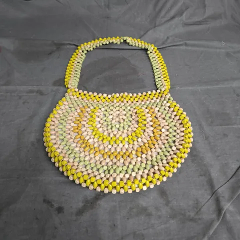 Wooden Bead Bag