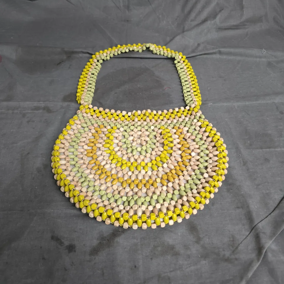Wooden Bead Bag