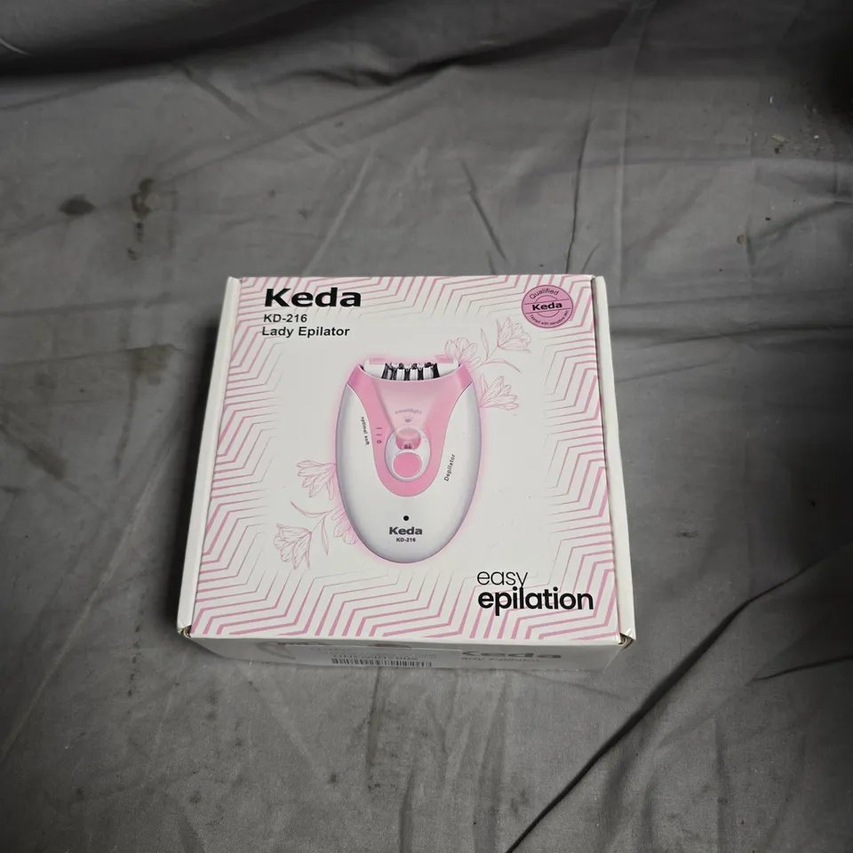 Keda KD-216 Lady Epilator – Pink, Boxed