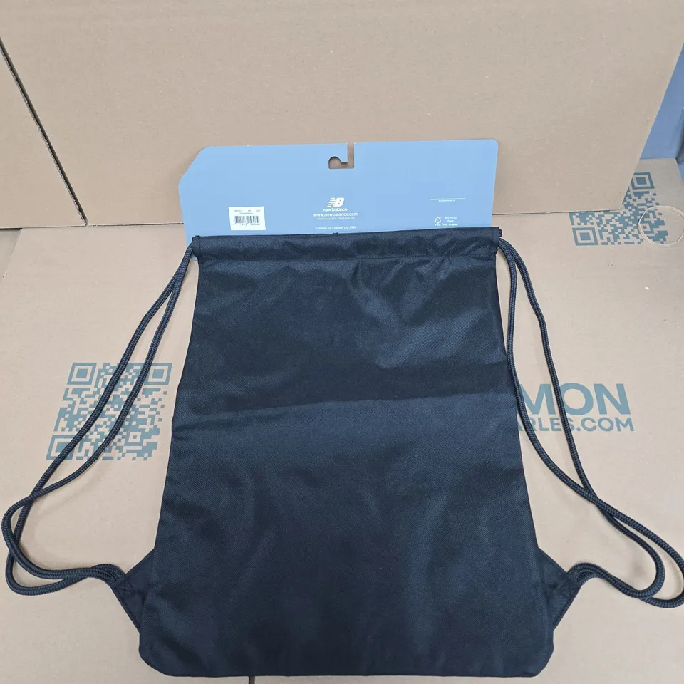 NEW BALANCE DRAWSTRING GYM BAG – BLACK