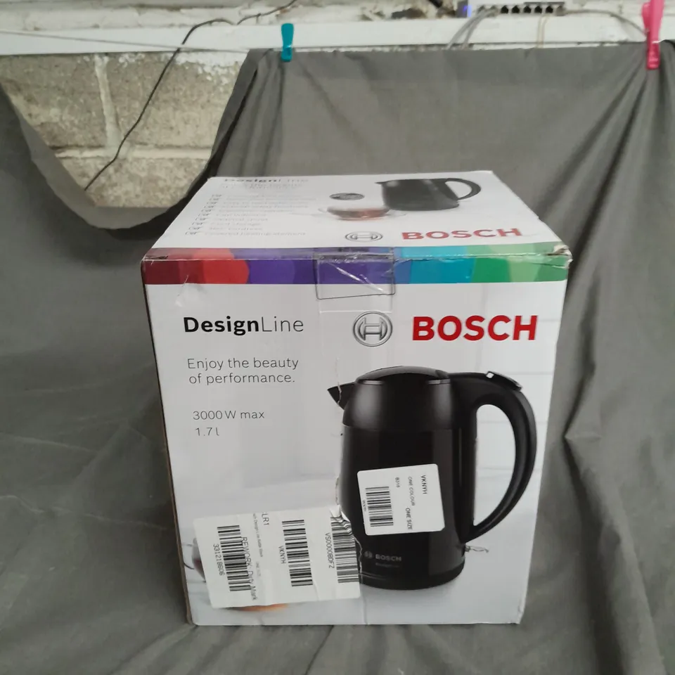 BOSCH DESIGN LINE KETTLE IN BLACK