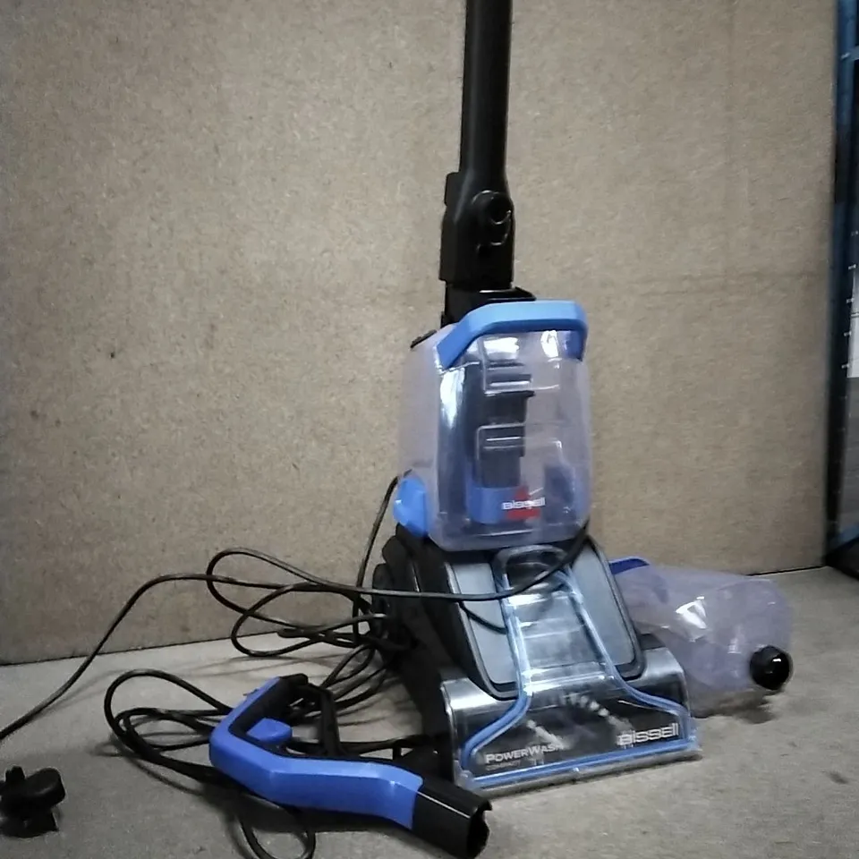 BOXED BISSELL POWER WASH COMPACT UPRIGHT CARPET CLEANER 