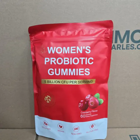 VIVONU WOMEN’S PROBIOTIC GUMMIES (CRANBERRY FLAVOR) – 60 GUMMIES 