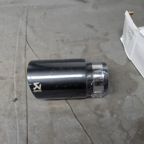 AKRAPOVIC SSET052 STAINLESS STEEL EXHAUST TIP, MATTE BLACK, 63-89MM
