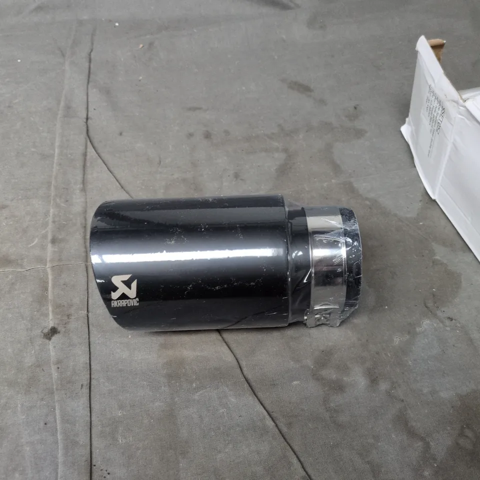 AKRAPOVIC SSET052 STAINLESS STEEL EXHAUST TIP, MATTE BLACK, 63-89MM