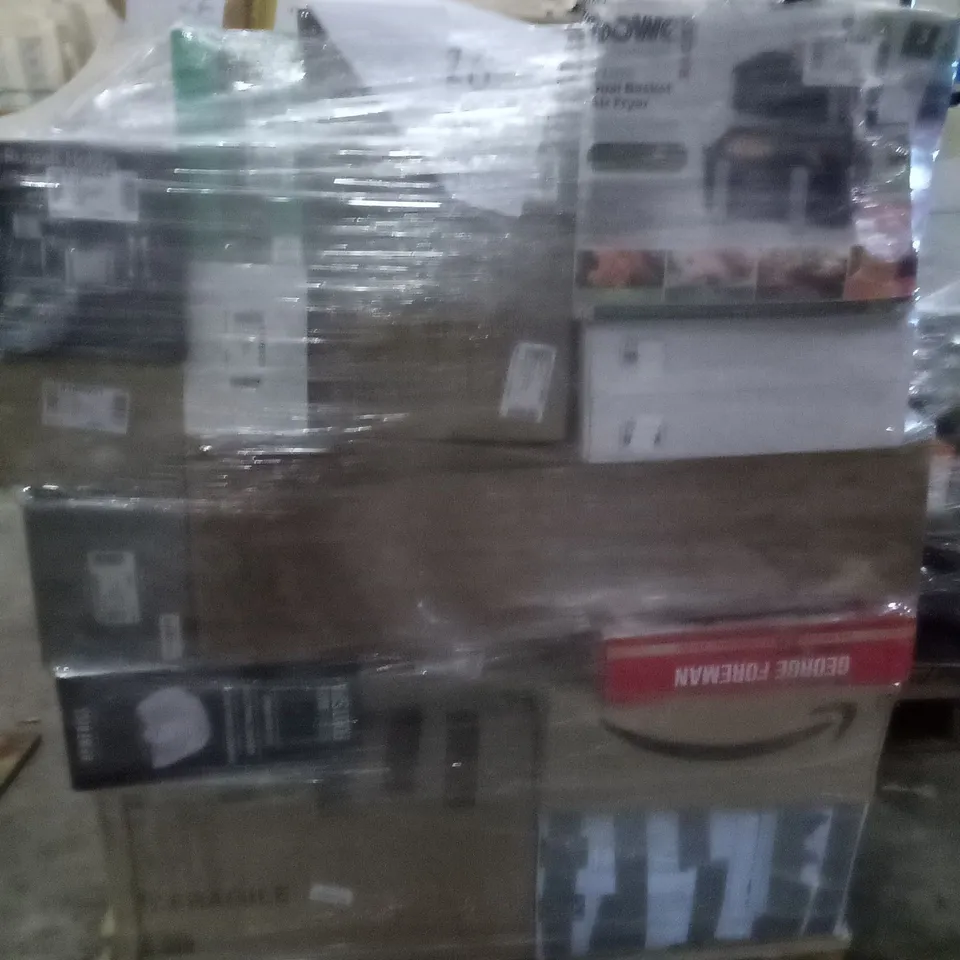 PALLET OF APPROXIMATELY 39 ASSORTED ELECTRICAL ITEMS TO INCLUDE , AIR FRYERS , COFFEE MAKERS , ETC 