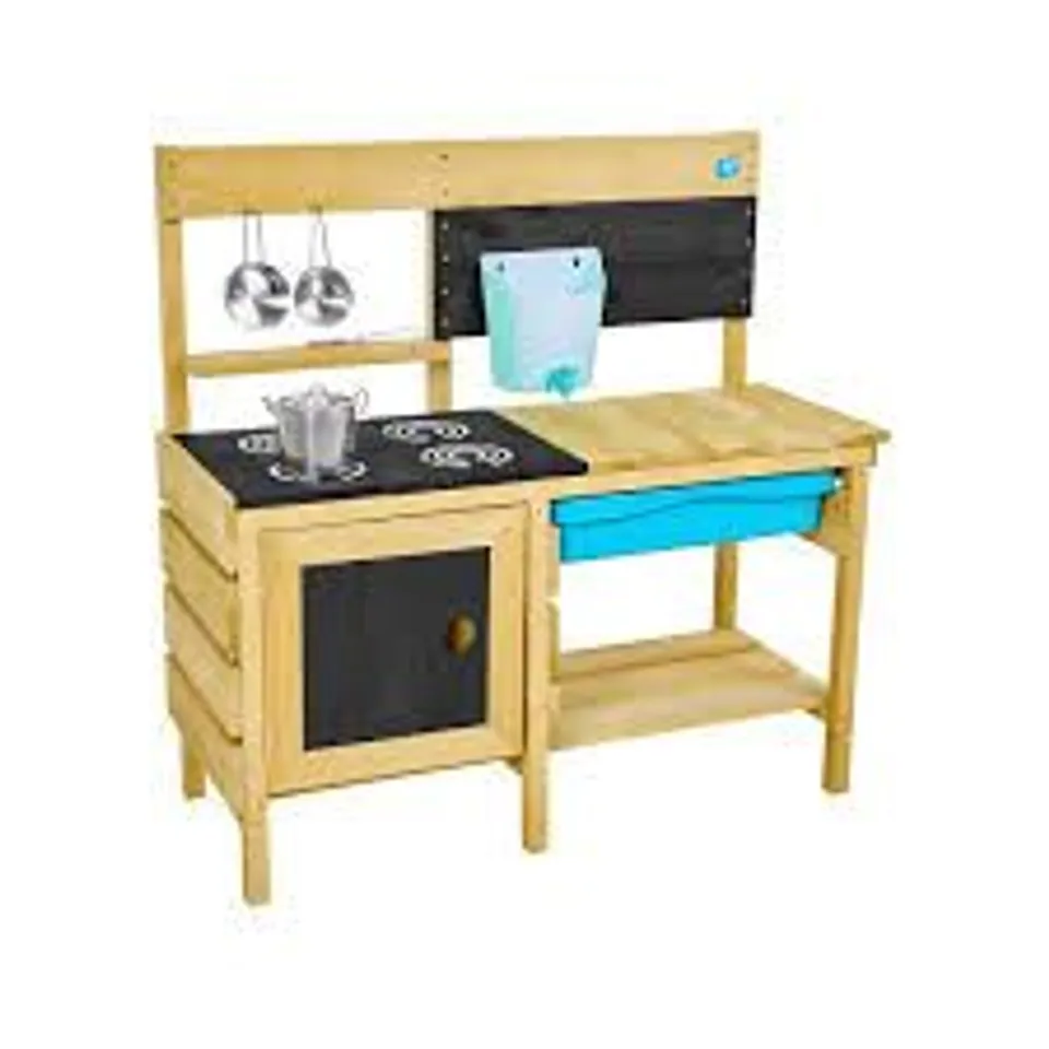 BOXED TP DELUXE WOODEN MUD KITCHEN RRP £189.99