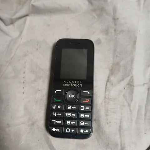 ALCATEL ONETOUCH MOBILE PHONE – BLACK, BASIC KEYPAD FEATURE PHONE