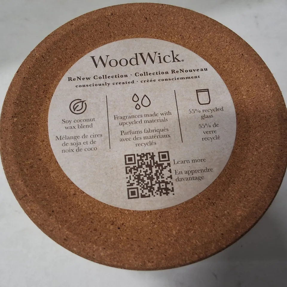 WOODWICK RENEW COLLECTION CANDLE – BLACK CURRANT & ROSE, 368 G