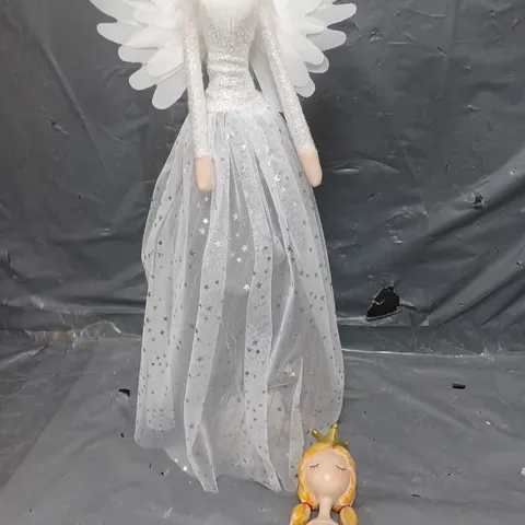 50CM BATTERY OPERATED WHITE ANGEL