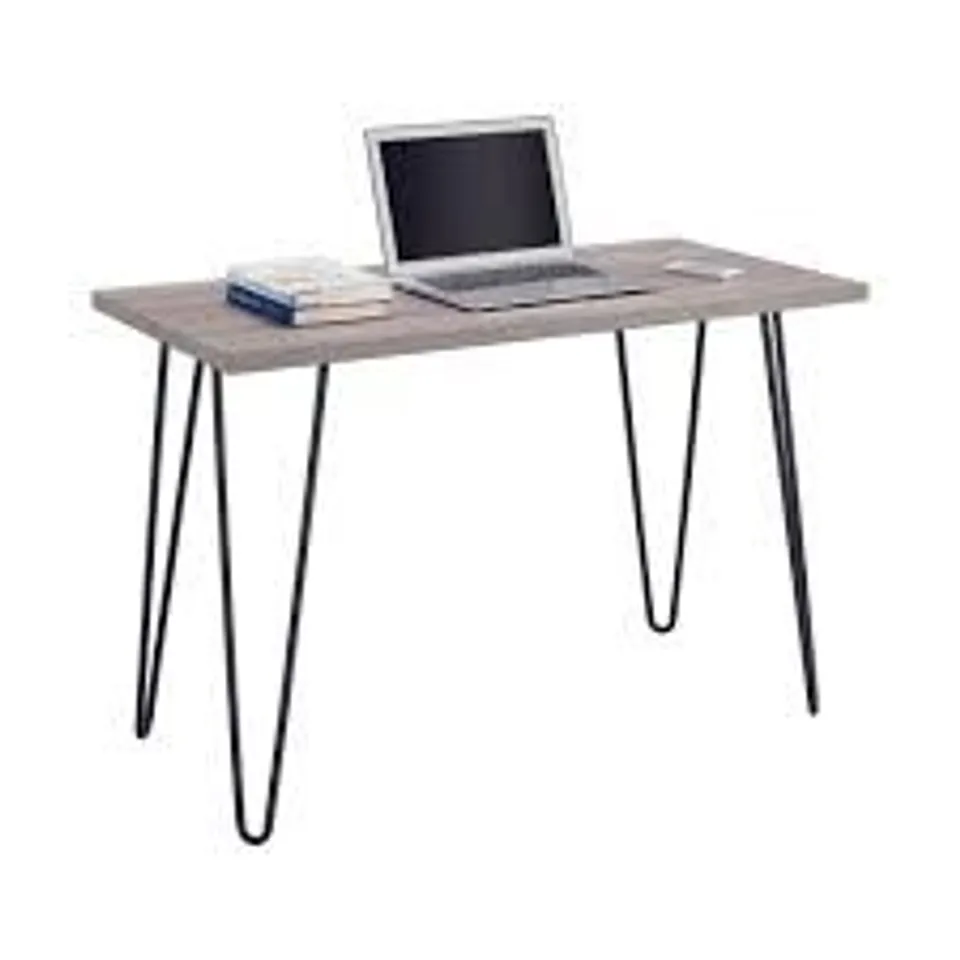 DOREL HOME DESK  GREY OAK (1 BOX)