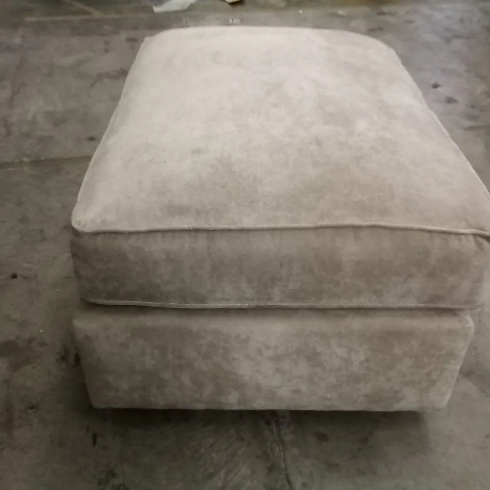 QUALITY DESIGNER BEIGE FOOTSTOOL