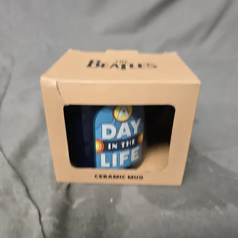 BOXED THE BEALES A DAY IN THE LIFE CERAMIC MUG