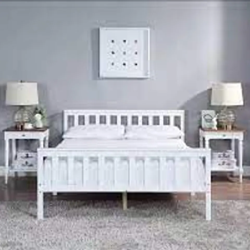 BOXED CONWAY BED FRAME // SIZE: DOUBLE (1 BOX)