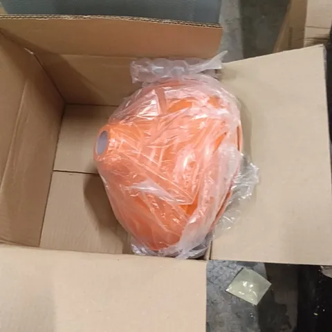 BOXED SET OF 3 ORANGE CEILING SHADES 