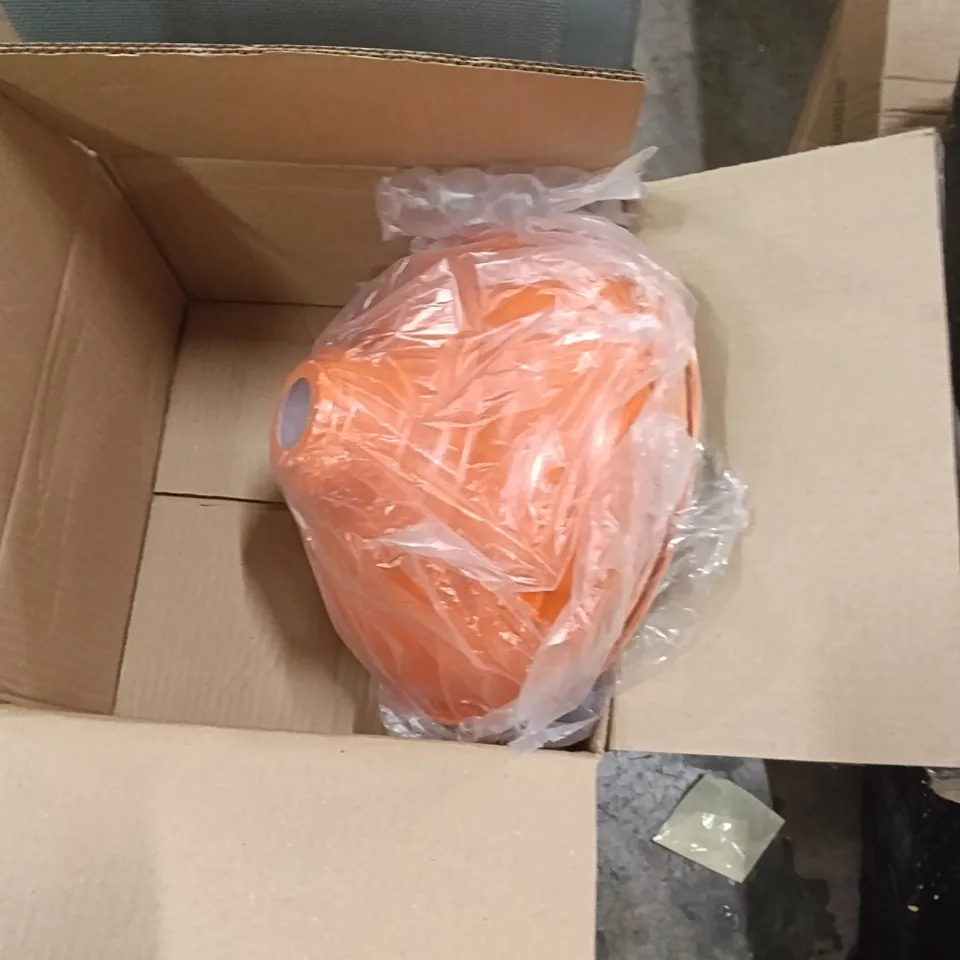 BOXED SET OF 3 ORANGE CEILING SHADES 