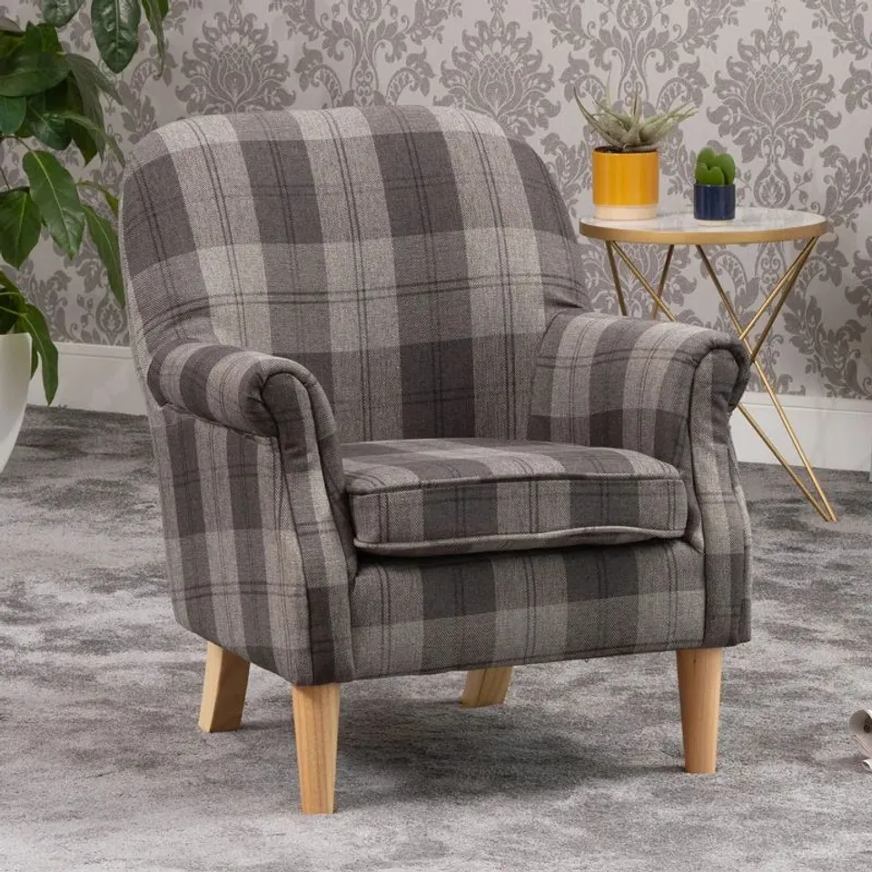 BOXED MATEO UPHOLSTERED ARMCHAIR