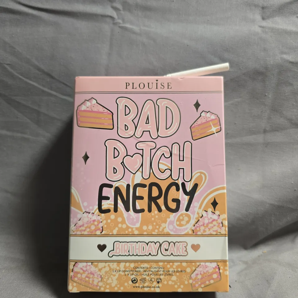 PLOUISE BAD BITCH ENERGY BIRTHDAY CAKE LIP CONDITIONER