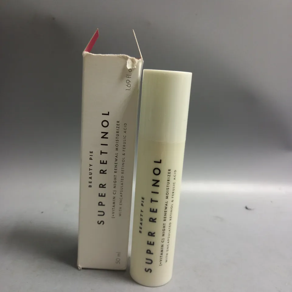 BOXED BEAUTY PIE SUPER RETINOL NIGHT RENEWAL MOISTURIZER 50ML