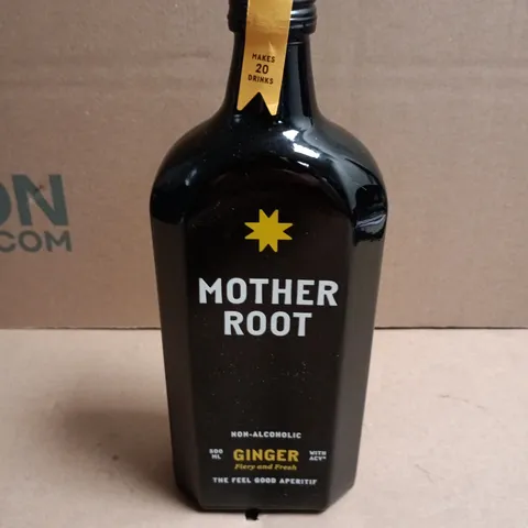 MOTHER ROOT GINGER NON-ALCOHOLIC APERITIF (WITH ACV) – 500ML