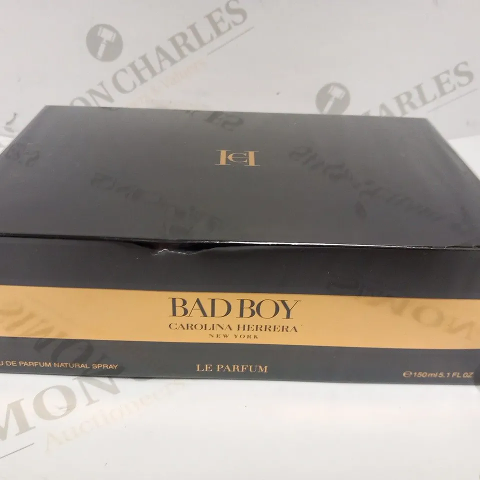 BOXED AND SEALED BAD BOY CAROLINA HERRERA EAU DE PARFUM 150ML
