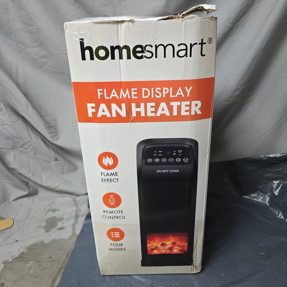 HOMESMART FLAME DISPLAY FAN HEATER BOXED