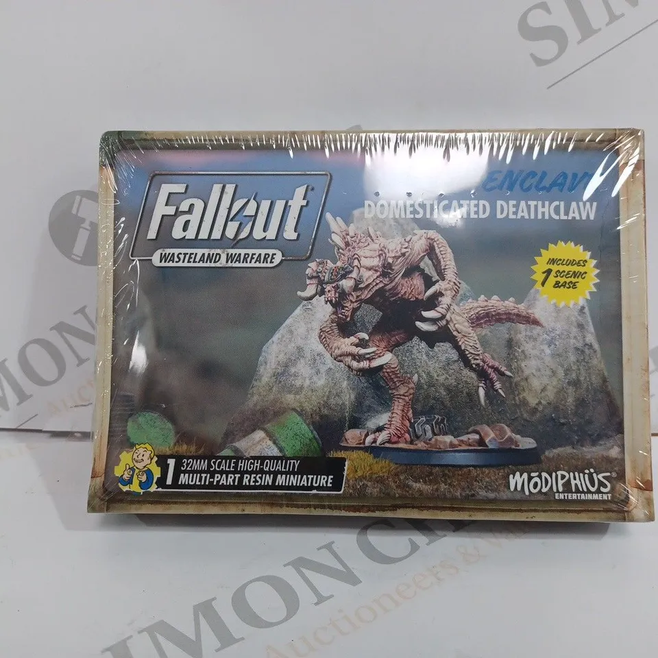 BOXED AND SEALED FALLOUT WASTELAND WARFARE ENCLAVE DOMESTICATED DEATHCLAW 32mm SCALE HIGH QUALITY MULTI-PART RESIN MINIATURE