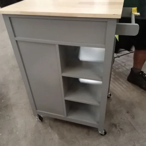 TOQUEVILLE COMPACT KITCHEN TROLLEY UNIT ON WHEELS