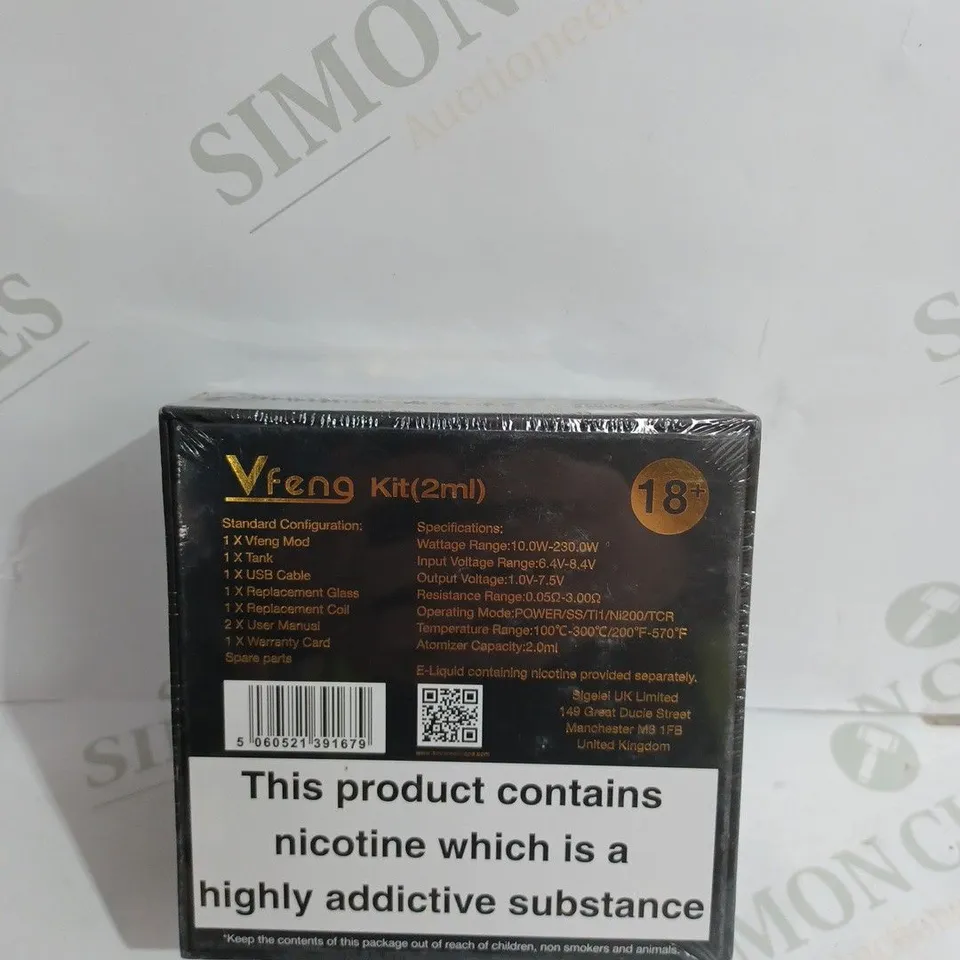 SEALED SNOWWOLF VFENG VAPE KIT IN CAMO