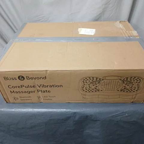 BLISS AND BEYOND COREPULSE VIBRATION MASSAGER PLATE BOXED
