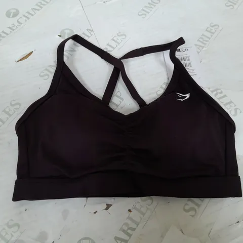 GYMSHARK RUCHED SPORTS BRA -  XS