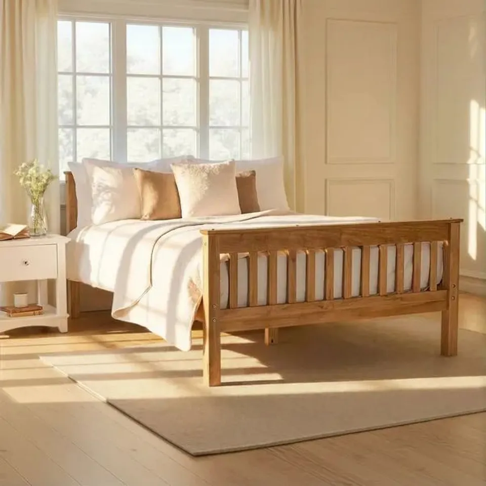 BOXED 3'0 SOMERSET BED - WAXED (2 BOXES)