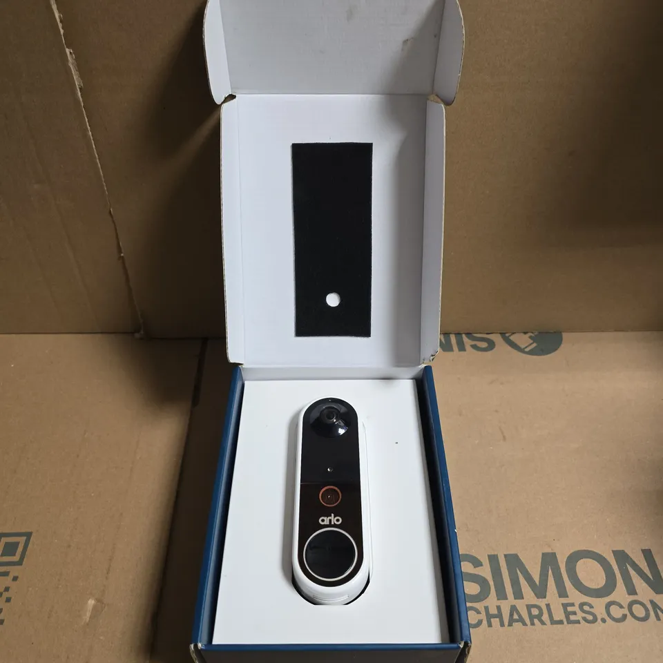 BOXED ARLO ESSENTIAL WIRELESS VIDEO DOORBELL CAMERA