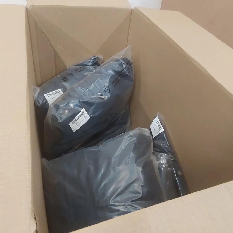 BOX CONTAINING APPROXIMATELY 6x BRAND NEW ANTHOLOGY INDIGO DENIM BOILERSUITS - SIZE 20