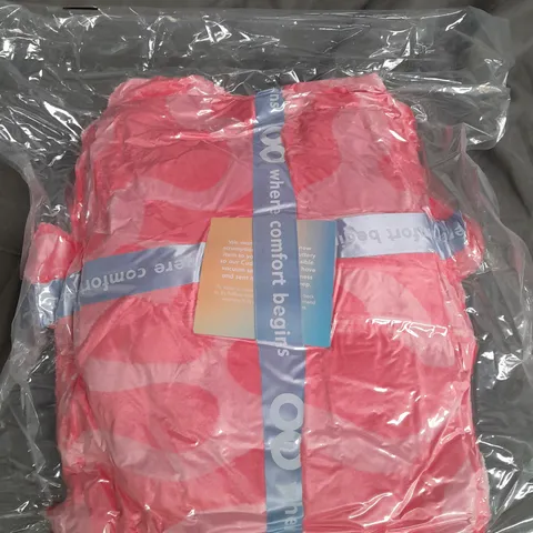 OO THE OODIE PINK/PALE PINK PLAIN DESIGN