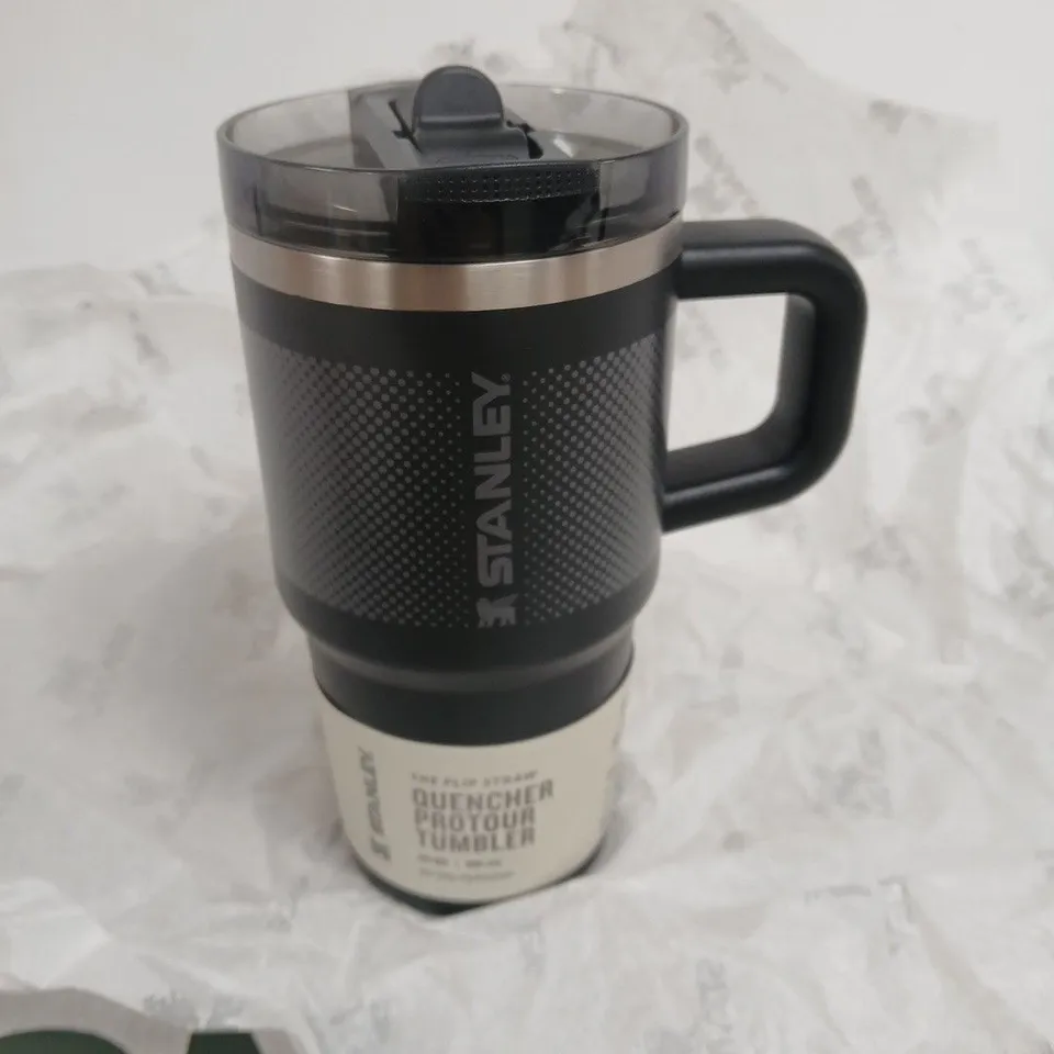STANLEY QUENCHER TRAVEL TUMBLER WITH LID – BLACK