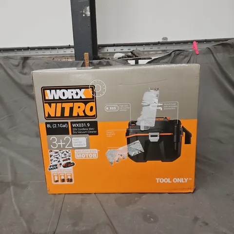 WORX NITRO 8L CORDLESS WET & DRY VACUUM WX031.9 – TOOL ONLY