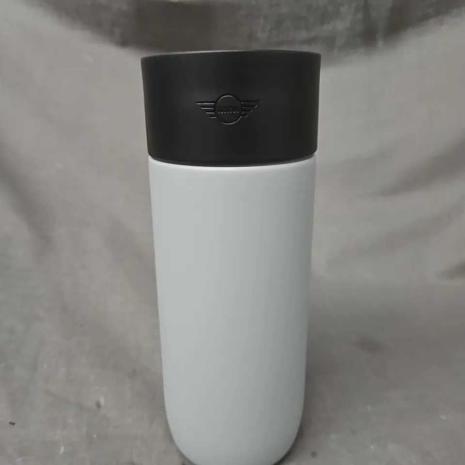 MINI Travel Water Bottle – Gray Body with Black Cap