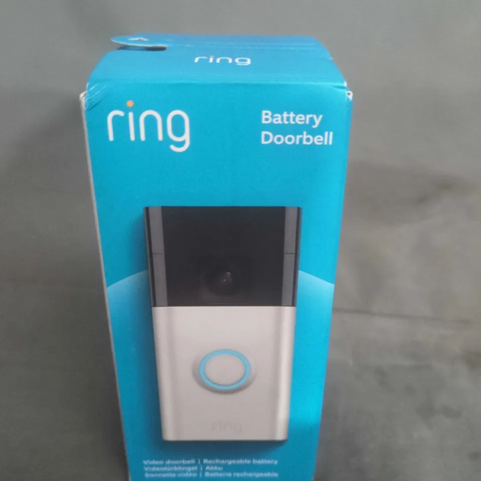 RING BATTERY DOORBELL – BOXED