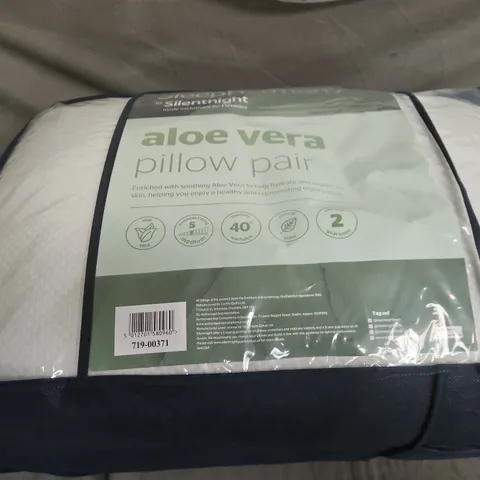 SILENTNIGHT SLEEP HARMONY ALOE VERA PILLOW PAIR 