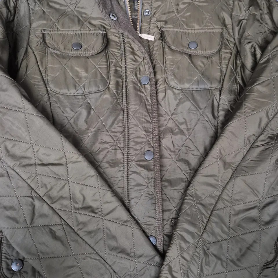 BARBOUR COAT IN DARK GREEN SIZE UK 8