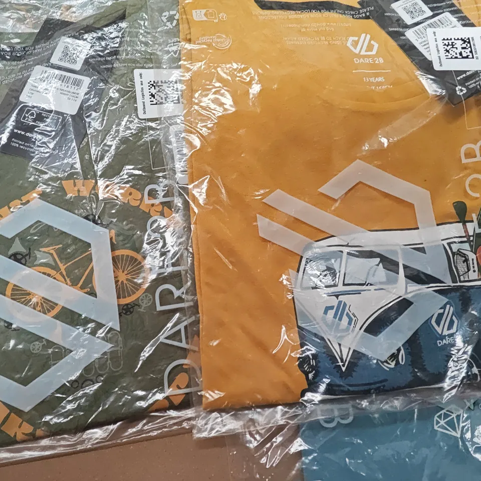 LOT OF 8 BRAND NEW DARE2BE KIDS T-SHIRTS - VARIOUS SIZES