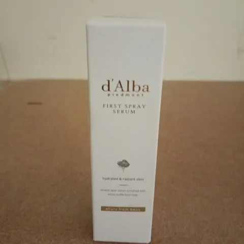BOXED AND SEALED D'ALBA FIRST DAY SPRAY SERUM (50ML)